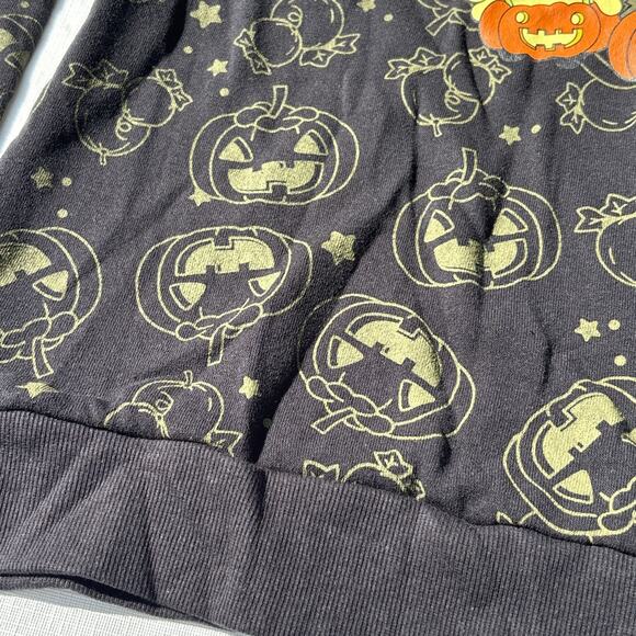 Hello Kitty Halloween Sanrio Adult Long Sleeve Crewneck Sweatshirt AOP Unisex - Picture 3 of 6